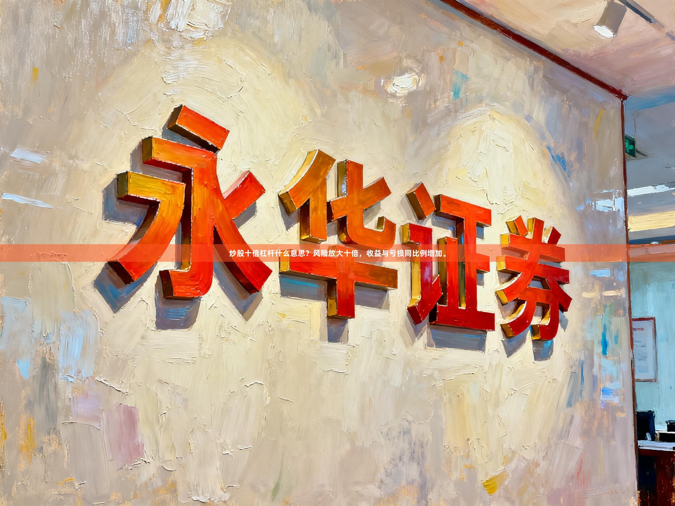 炒股十倍杠杆什么意思？风险放大十倍，收益与亏损同比例增加。